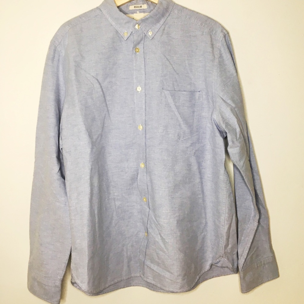 H&M button down shirt size large, regular fit